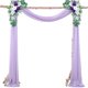 thumbnail image 1 of XmhyTop-A Cortina de 75 x 300 cm con diseño de arco para bodas, ideal para decoración de ceremonias, fiestas y recepciones, C22, 1 of 5