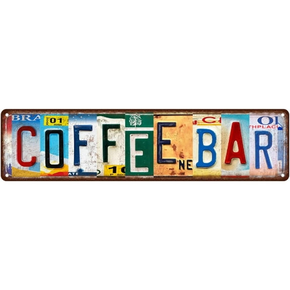 Chicken Coop Metal Tin Signs Street Signs Home Wall Decor 16 x 4 Inches For Bar Wall Decor Chicken Coop Coffee Bar Billiards Bathroom Wooden sign