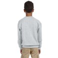 thumbnail image 4 of Jerzees Youth NuBlend Crew Neck Sweatshirt, S, Ash, 4 of 4
