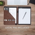 thumbnail image 4 of Padfolio Samsill Currículum Business en dos tonos con bloc de notas de 8.5 x 11, 4 of 7