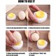 thumbnail image 5 of Perforador de huevos para huevos crudos, con base magnética y cierre de seguridad, pelador de huevos duros, pinchador de huevos para obtener un buen huevo duro, 5 of 5
