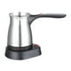 thumbnail image 1 of Té de cafetera turca eléctrica Hervidor de té cómodo Café de café de acero inoxidable Calentador para la oficina de cocina al aire libre Plano, 1 of 9