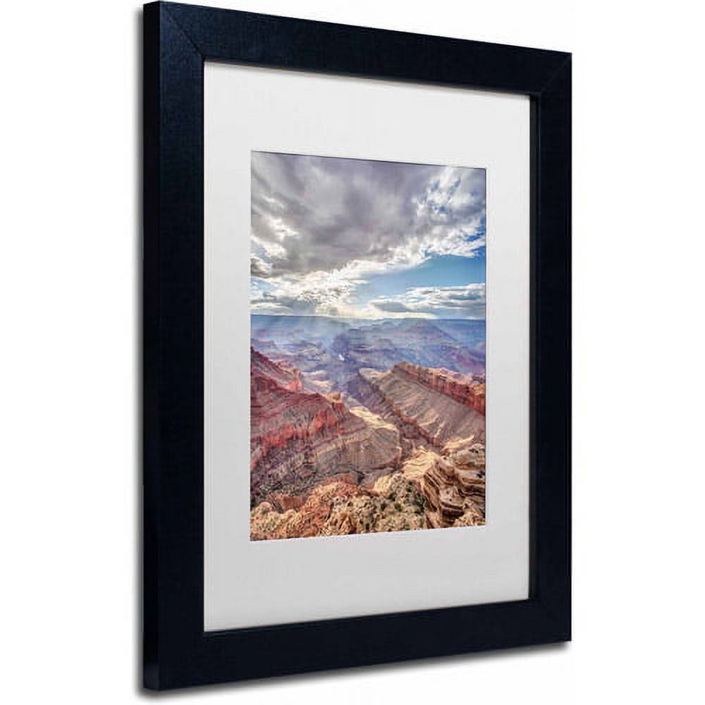 Trademark Fine Art "Ephemeral Light" Canvas Art by Pierre Leclerc, White Matte/Black Frame