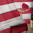 thumbnail image 5 of American Flag Vintage Sheer Curtains 84 Inches Long 2 Panels Set, Window Sheer Curtains for Living Room/Bedroom, Blue Star Red Grey Stripes Light Filtering Rod Pocket Curtain 52'' x 84'' x 2, 5 of 7