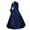 Blue#women halloween dress costume, variant on DDAPJ pyju Plus Size Medieval Dress for Women Formal Ball Gown Victorian Dress Trumpet Sleeve Gorgeous Cocktail Party Dress Today's Clearance Sale Blue L