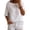 White, variant on Womens Shirts Boat Neck Half Sleeve Linen Blouse Casual Loose Fit Solid Color Cotton Linen Summer Lightweight Tops White S