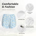 thumbnail image 6 of Lsque Floral Daisy Printed Women's Running Shorts with Liner Pockets,Elastic Quick Dry Workout Athletic Gym Yoga Shorts,Womens High Waist Shorts-Small, 6 of 9