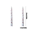 thumbnail image 3 of Long Taper Candles for Wedding & Dinner - 2-Pack Unscented Decorative Candlesticks in Assorted Colors, 3 of 6
