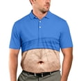 thumbnail image 3 of OIOLOYJM Mens Golf Shirts Summer 3D Print Novelty Performance Short Sleeve Mesh Casual Quick Dry Lightweight Polo Shirts Fashion Lounge Athletic Collared Tee Shirts Blue 5XL, 3 of 4