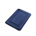 thumbnail image 1 of Yuarrent Alfombrilla de poliéster antideslizante para el hogar, oficina, Hotel, sala de estar, dormitorio, baño, cocina, absorbente de agua, Juegos de accesorios de baño Azul,Tipo 1 40x60cm, 1 of 6