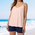 thumbnail image 2 of HNMKIU Gym Racerback Tank Tops Shelf Bra Camisoles Adjustable Spaghetti Strap Tank Tops Basic Layer, 2 of 4