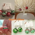 thumbnail image 4 of GKNET Fashion Christmas Snowflake Star Ball Drop Dangle Earrings Women Jewellery Gift-Circle-Red, 4 of 9