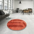 thumbnail image 3 of Ahgly Company Indoor Rectangle Contemporary Orange Red Abstract Area Rugs, 2' x 5', 3 of 6