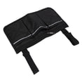 thumbnail image 4 of Bolsa para silla de ruedas con bolsillos, gran capacidad, para colgar, organizador de almacenamiento, reposabrazos, práctica bolsa negra, 4 of 14