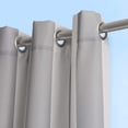 thumbnail image 2 of Sun Zero 53085 Valencia UV Protectant Rideau d'Extérieur Intérieur, 54" x 84", Gris, 2 of 5
