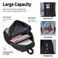 thumbnail image 4 of Balery Cartoon Train Hot Air Balloon Mochila Escolar 3 en 1 para Niños - Mochila Resistente con Lonchera Térmica y Estuche - Mochila Escolar para Niños y Niñas, 4 of 7