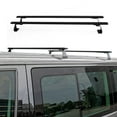 thumbnail image 2 of Roof Rack Cross Bars Luggage Carrier fits Mercedes Vito W639 2003-2014 Black 2x, 2 of 7