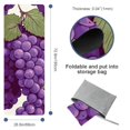thumbnail image 4 of Grape Gym Towel with Storage Bag, 72.8"x26.8", Suitable for Yoga, Pilates, Fitness, etc. - Yoga Blanket, Yoga Mat Towel Included, 4 of 6