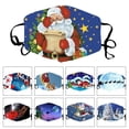 thumbnail image 2 of Langgg Christmas Themed Face Mask Dustproof Breathable Printing Mask with Elastic Ear Band Type 8, 2 of 7