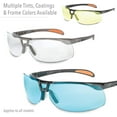 thumbnail image 7 of Uvex S4200X Protg Safety Eyewear, Metallic Black Frame, Clear UV Extreme Anti-Fog Lens, 7 of 7