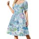 thumbnail image 1 of Vestido de manga corta Loves Lily Sea, vestido para mujer, vestidos para mujer, vestido largo para mujer, verano 2025, 1 of 7