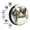 thumbnail image 4 of Xecao Cow 1 for Tire Covers,Wheel Tire Cover Waterproof, Dust-Proof, And Universally Fitting for Cars,Trailers, SUVs-15 inch, 4 of 6