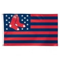 thumbnail image 1 of Boston Red Sox Flag 3x5 Deluxe Style Stars and Stripes Design, 1 of 1