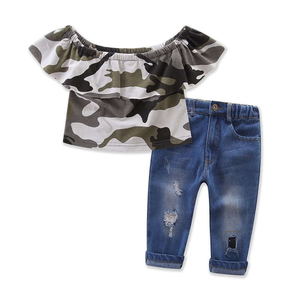 little girls camo shirt