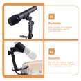 thumbnail image 3 of 2pcs Microphone Clips Drum Clips Musical Instrument Shockproof Microphone Holder, 3 of 6