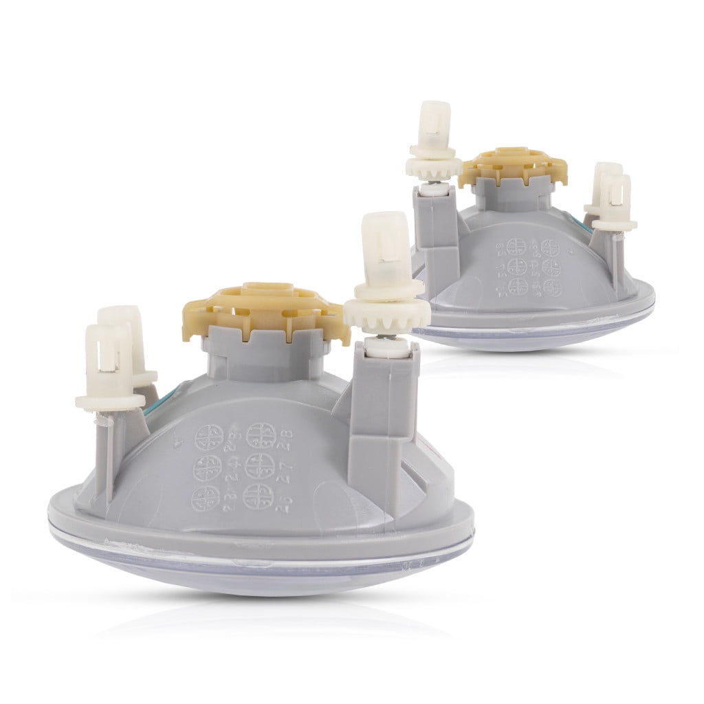 KarParts360 For Chevy Suburban 1500/Tahoe 2007-2014 Fog Lights Front, Driver And Passenger Side | Pair | CAPA | Round | Replacement For GM2590104, GM2590104C | 15839896