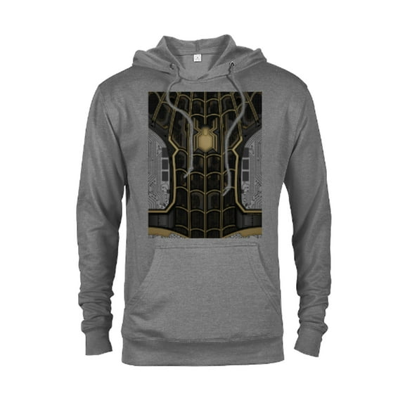 Marvel Spider-Man No Way Home Black and Gold - Pullover Hoodie for Adults – Customized-Graphite Heather