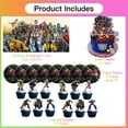 thumbnail image 5 of Rise of the beast Party Supplies Decor Decorations Plates Movie Background Cake Topper Backdrop Banner, 5 of 6