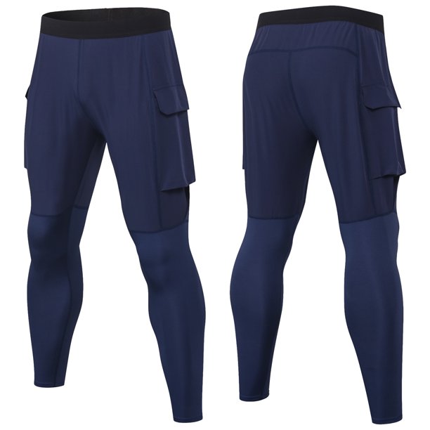 TFixol Pantalones deportivos para hombre, mallas transpirables de secado rápido, pantalones deportivos, mallas de compresión