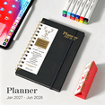 thumbnail image 2 of 2027-2028 Planner - Academic Weekly & Monthly Planner 2027-2028 with Monthly Tabs, 5.6" x 8.2", Jan. 2027 - Jun. 2028 Flexible Cover, Wirebound Month Label, 2 of 8