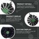 thumbnail image 4 of 1 par de ventilador de video GPU 95mm 4 pines Ventilador de refrigeración compatible con T129215SM, 4 of 5