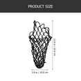 thumbnail image 2 of BESTYASH Pool Table Pockets Replacement 12Set Black Cotton Thread Net Pocket for Billiards 12.6x3.9in, 2 of 6
