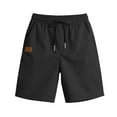 thumbnail image 6 of Dolkfu Twill Shorts Men Athletic Drawstring Shorts Quick Dry Elastic Waist Men's 5 Inch Inseam Shorts M, 6 of 8