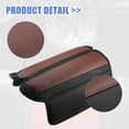 thumbnail image 6 of Unique Bargains Black Brown Armrest Protector Cover Pad Replacement for Nissan X-Trail 4th Generation 2022 Brown Line, 6 of 6