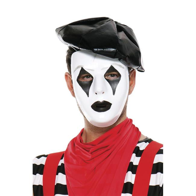 French Mime Mask Music Legs 76634 