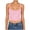 Pink, variant on vigerkar Women's Ribbed Crop Tank Tops Scoop Neck High Back Basic Sleeveless Rib Shirt Summer Athletic Top (Pink, S)