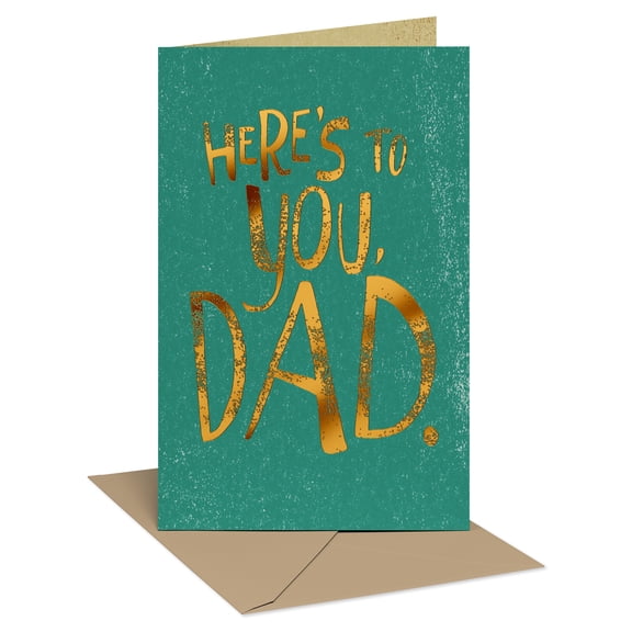 American Greetings Birthday Card for Dad (Here’s to You)