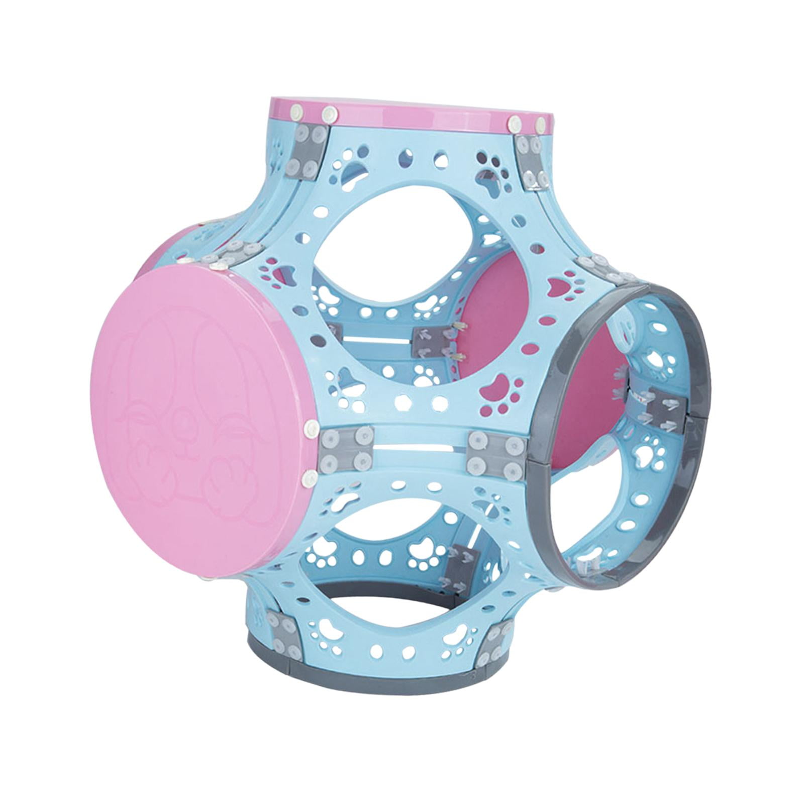 Bvdfgk Cat Tunnel Pet Interactive Toy Pet Supplies Cat Climbing Frame Pay Toy for Puppy Blue