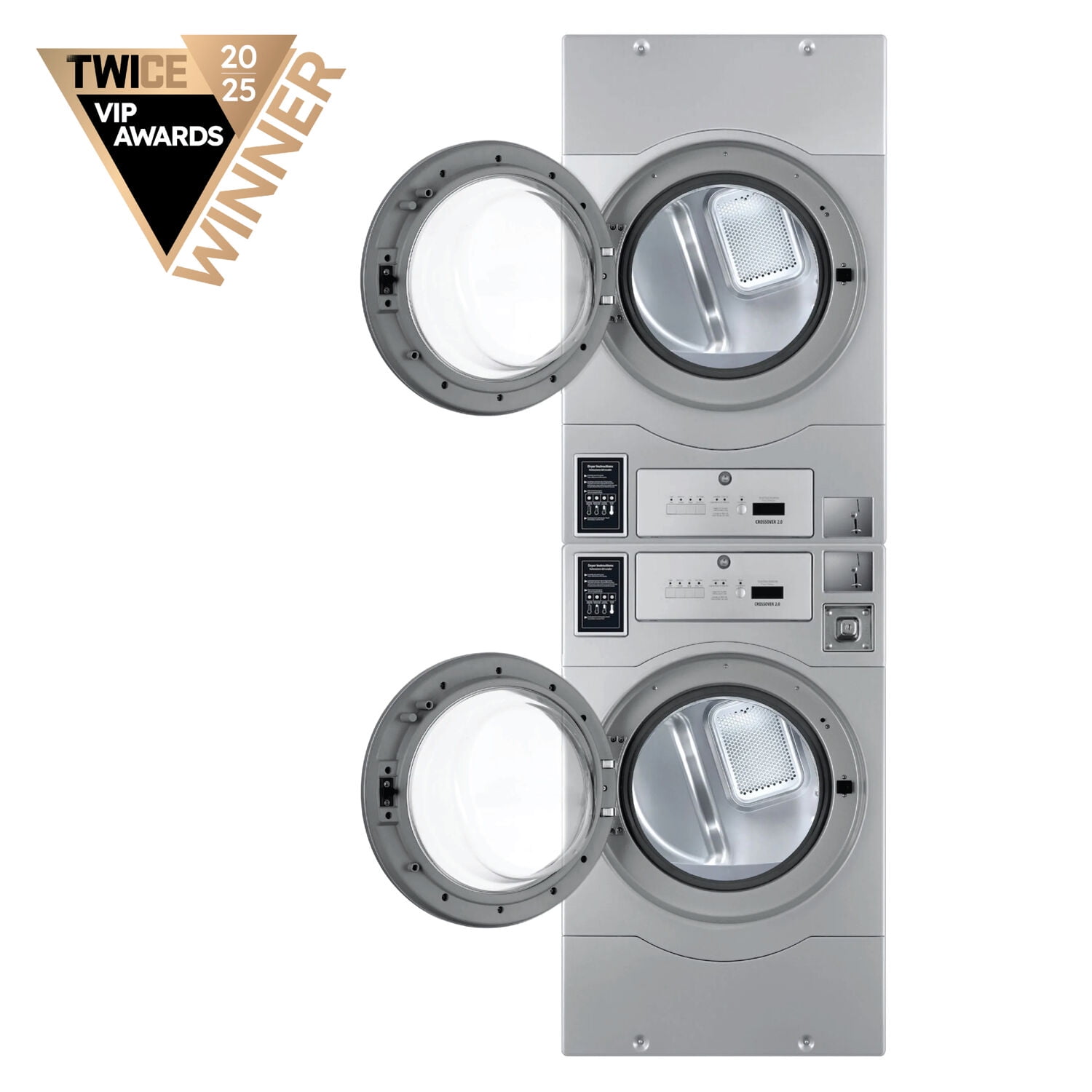 Crossover 2.0 Coin-Operated Gas Dryer Stack, GDRYERSTACK