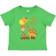 thumbnail image 3 of Inktastic My Mimi Loves Me Giraffe Boys or Girls Toddler T-Shirt, 3 of 5