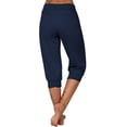 thumbnail image 3 of Sherrylily Womens Capri Yoga Pants Loose Drawstring Pajama Pants with Pockets, 3 of 4