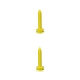 thumbnail image 1 of Eigraketly Tee de Golf de 100 piezas, estructura estable multicolor, artesanía, dulce regalo, soporte de bolas de plástico PE, accesorio para golfista, Amarillo 2piezas Eigraketly CBP374933, 1 of 6