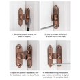 thumbnail image 3 of 90 Degree Stainless Door Latch Sliding Screen Door Latch Barn Door Lock Hasp, 3 of 12