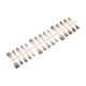 thumbnail image 1 of Uñas postizas cortas de coffin en degradado de 1 Pc en tonos plateados y negros de Unique Bargains, 1 of 5
