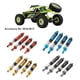 thumbnail image 4 of Tholdsy Amortiguador delantero trasero 0016 0017 para 1/12 WLtoys 12428 12423 longitud ajustable lleno de aceite Kits de construcción modelo Amortiguadores delanteros rojos, 4 of 6