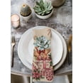 thumbnail image 2 of Beige Gingerbread Christmas Cloth Napkins Set of 6 Reusable Dinner Napkins, Xmas Tree Gift House Star Cocktail Napkin Washable Table Napkins for Wedding/Holiday Party/Baby Shower 20"x20", 2 of 7